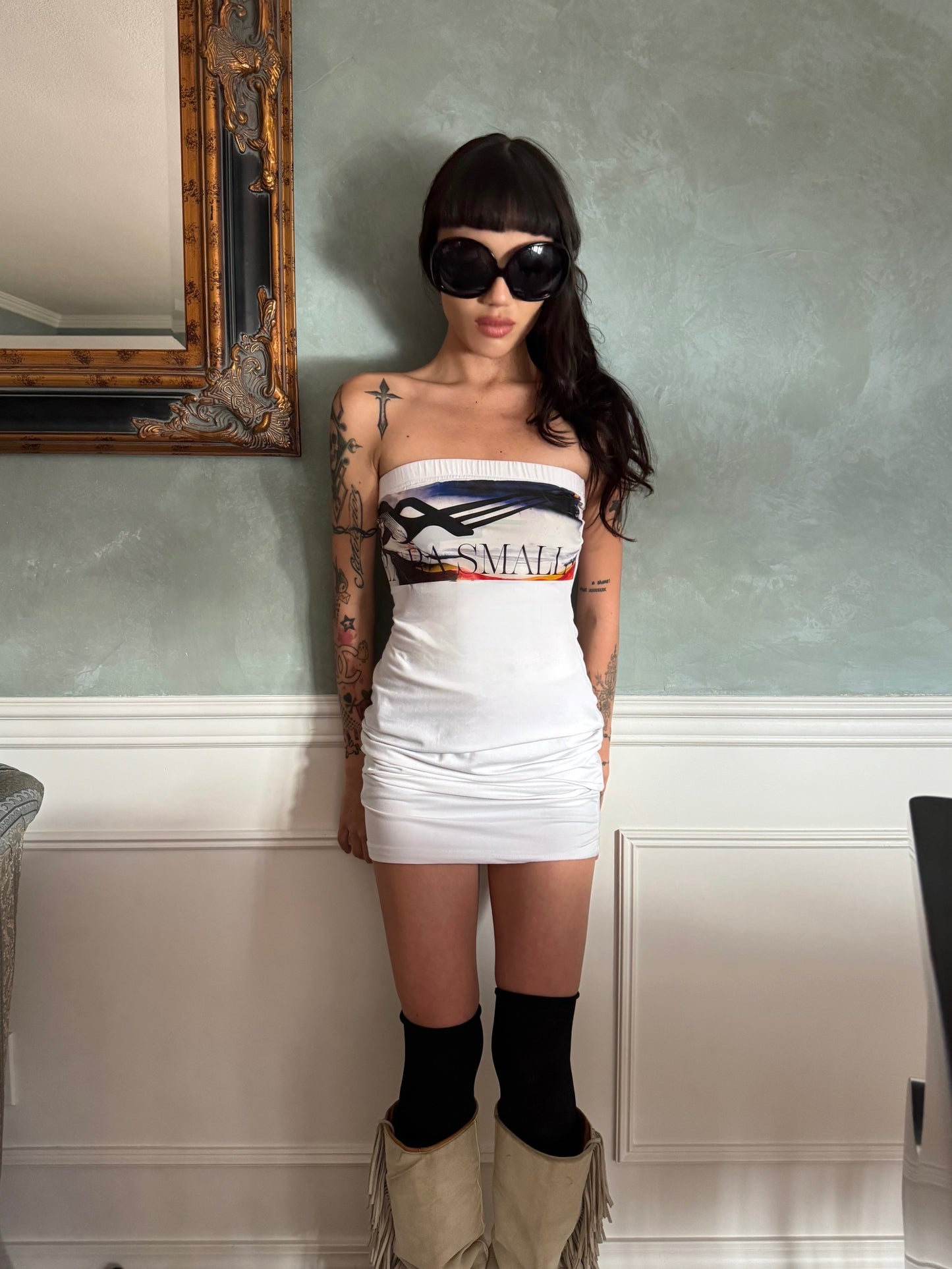 White Tube Dress