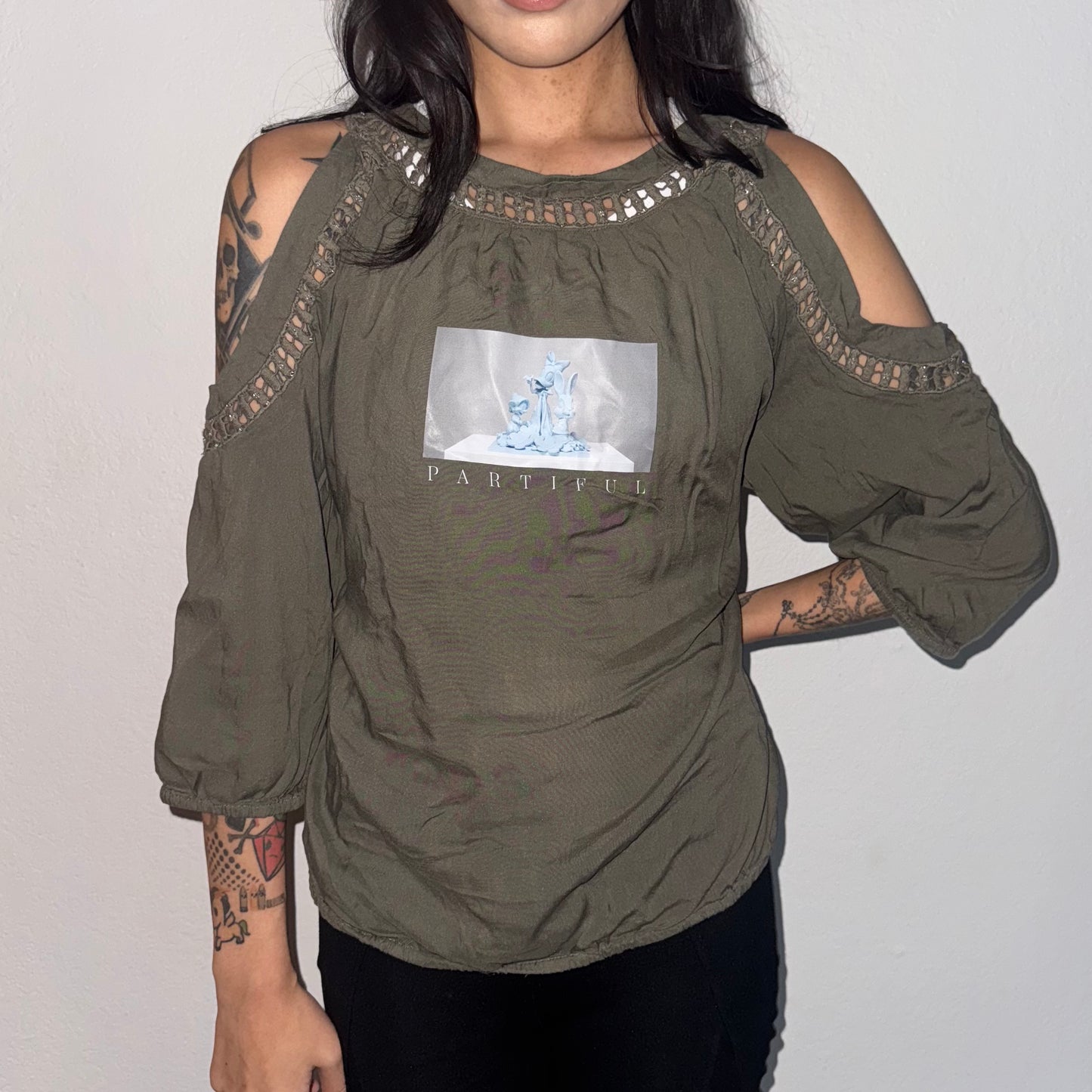 Partiful green top
