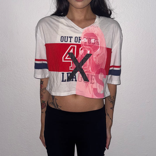 Out of your league cropped Tee